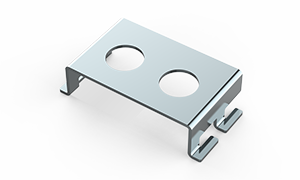 2 holes conduit clamp