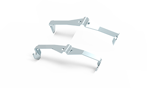 Unistrut mounting spring clip.