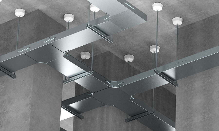 New series of quick cable tray components