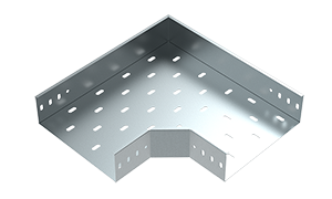 Horizontal 90° elbow of the trough bridge