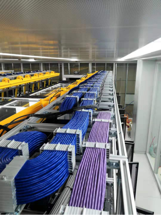 When wiring the computer room, should it be routed up or down?