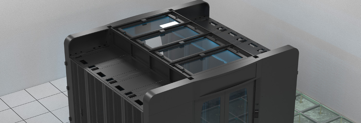 Cold Aisle containment appearance and structure